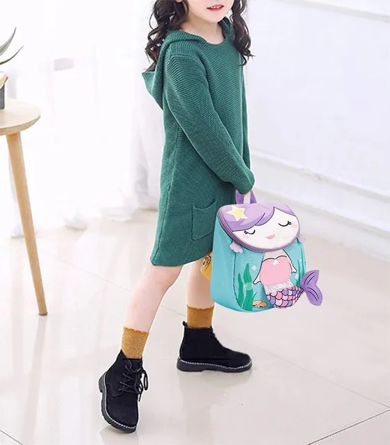 Purple 3D toddler backpack — product view 4